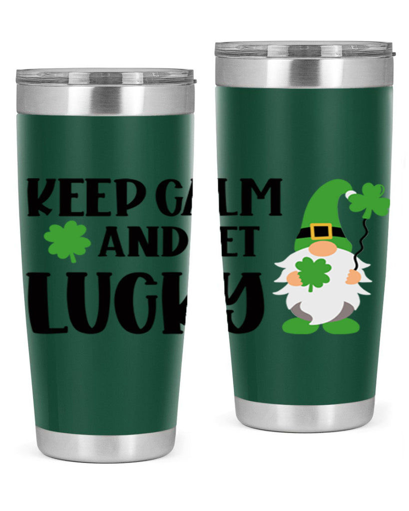 Keep Calm And Get Lucky Style 75#- St Patricks Day- Tumbler