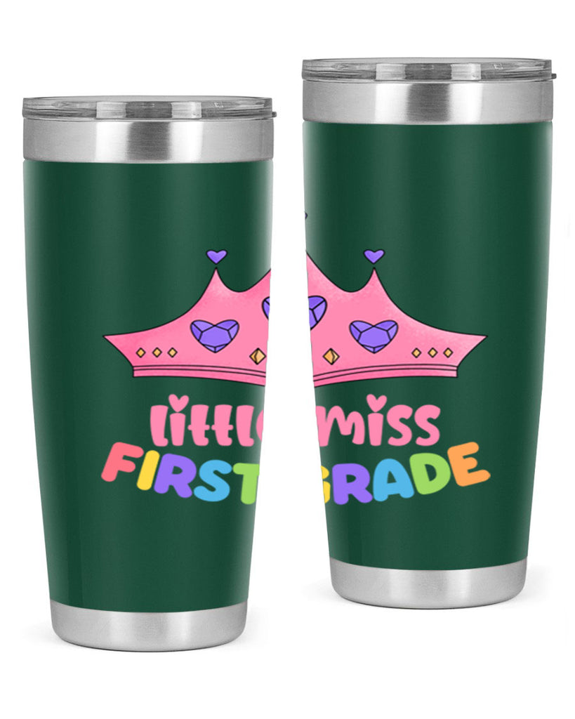 Little Miss 1st Grade 9#- 1st grade- Tumbler