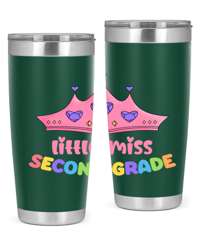 Little Miss 2nd Grade 16#- second grade- Tumbler