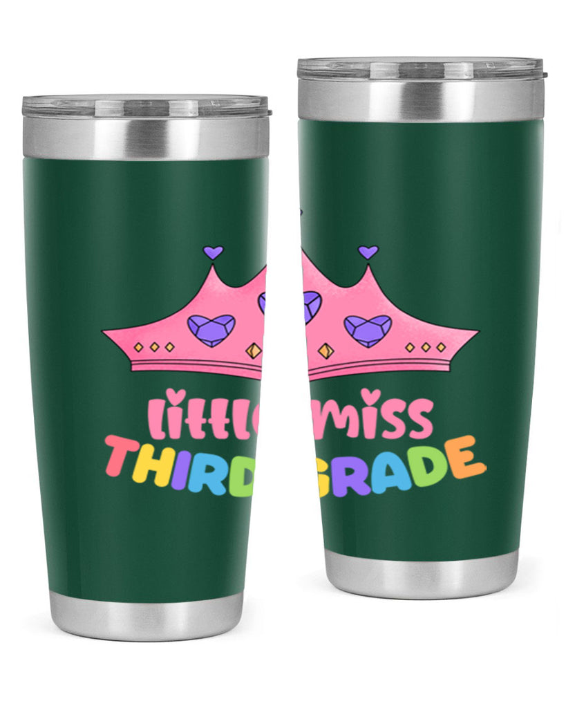 Little Miss 3rd Grade 16#- 3rd grade- Tumbler