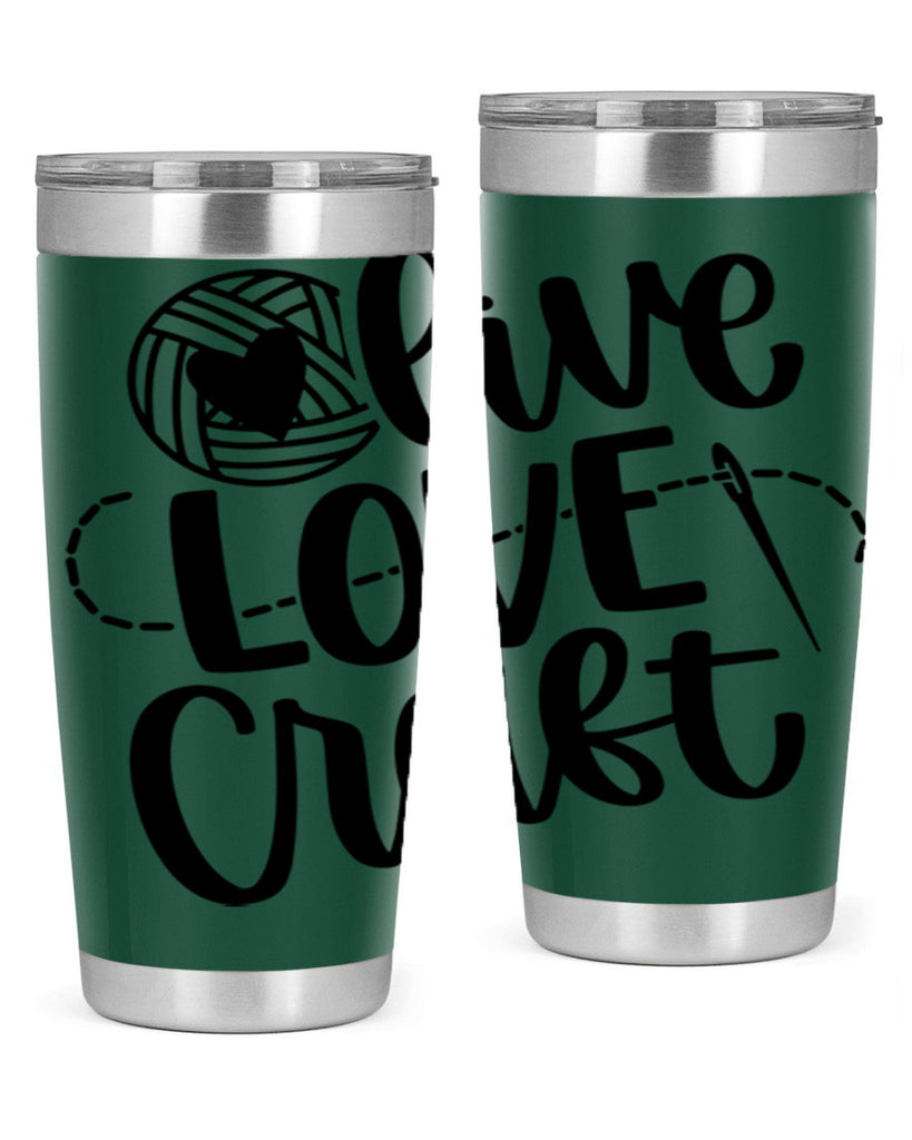 Live Love Craft 15#- crafting- Tumbler