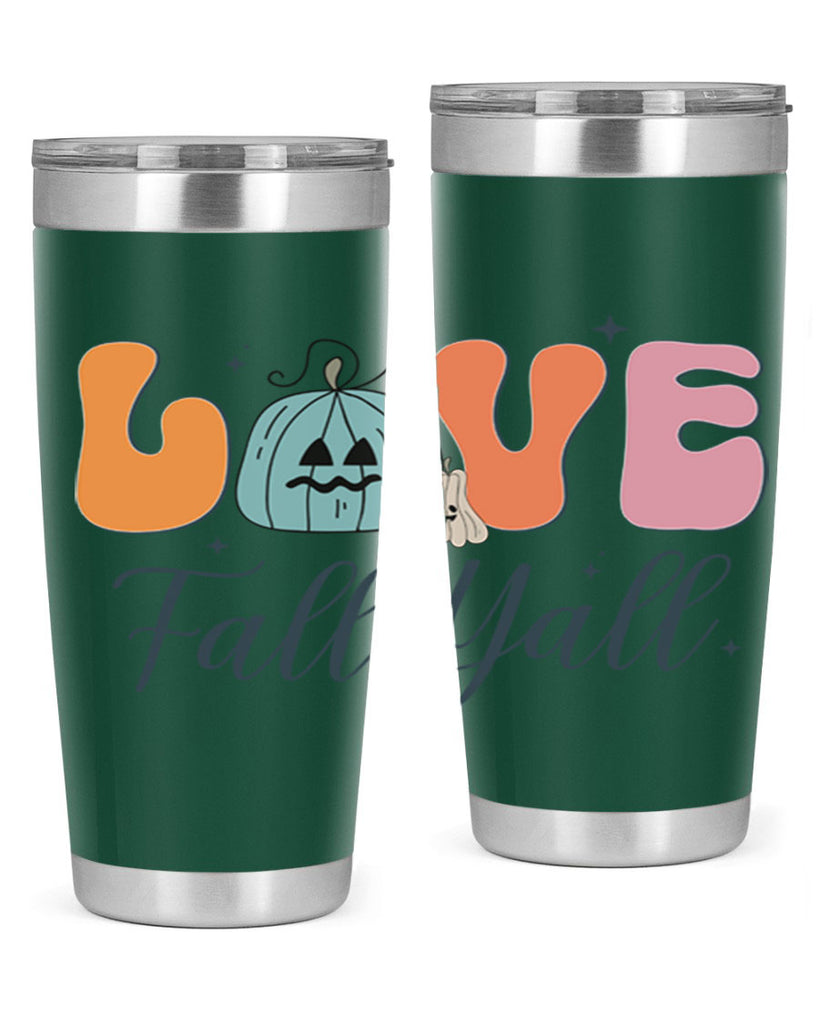 Love Fall Yall 413#- fall- Tumbler