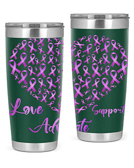 Love Suppor Advocae AlzheimerS 194#- alzheimers- Tumbler