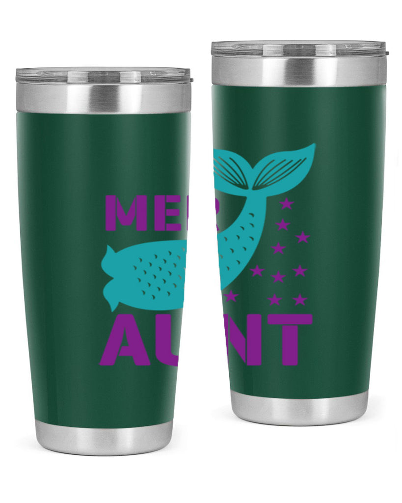 Mer Aunt 319#- mermaid- Tumbler