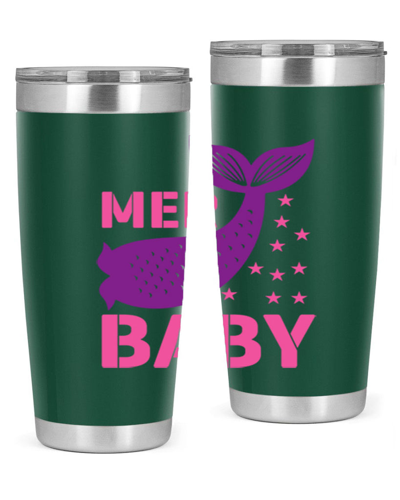 Mer Baby 321#- mermaid- Tumbler