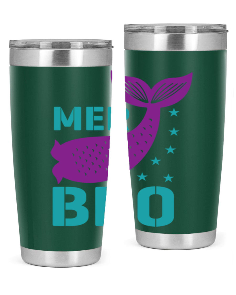 Mer Bro 322#- mermaid- Tumbler