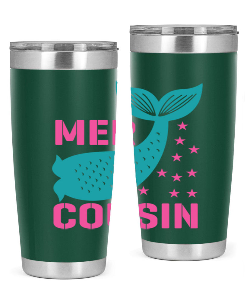 Mer Cousin 324#- mermaid- Tumbler