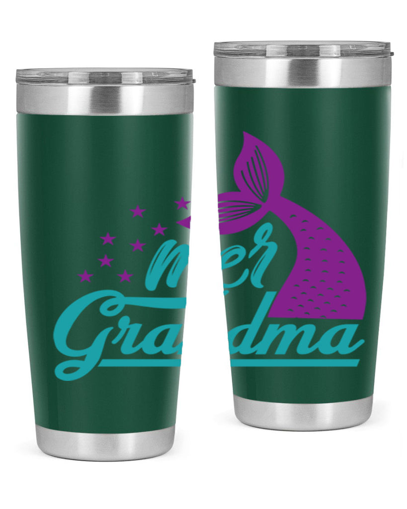 Mer Grandma 328#- mermaid- Tumbler