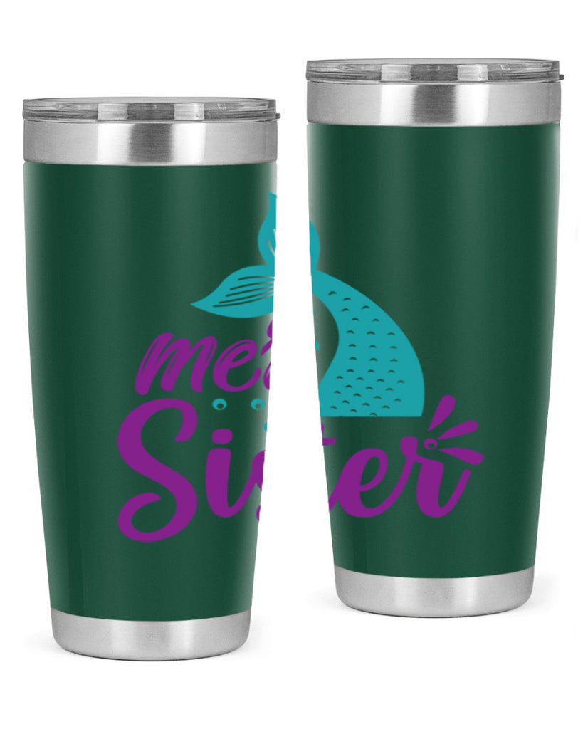 Mer Sister 346#- mermaid- Tumbler