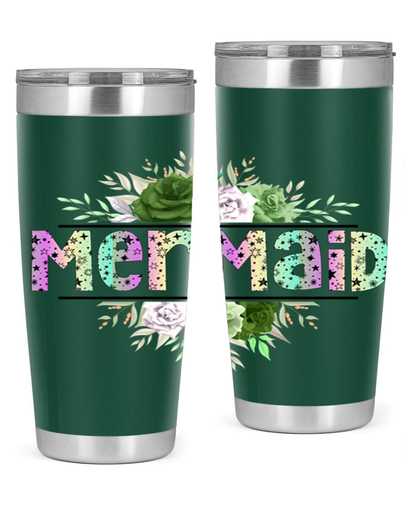 Mermaid 392#- mermaid- Tumbler