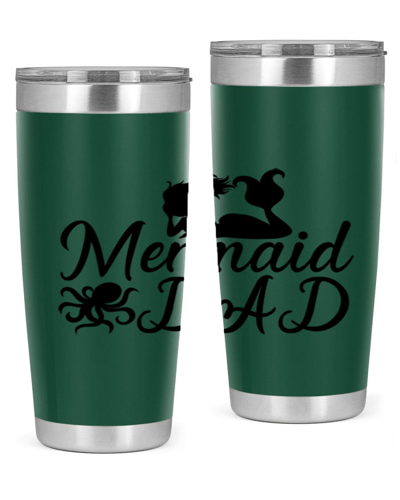 Mermaid Dad 357#- mermaid- Tumbler