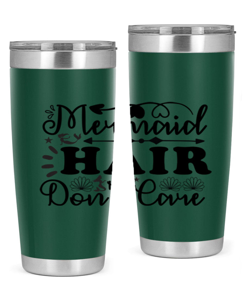 Mermaid Hair Dont Care 413#- mermaid- Tumbler