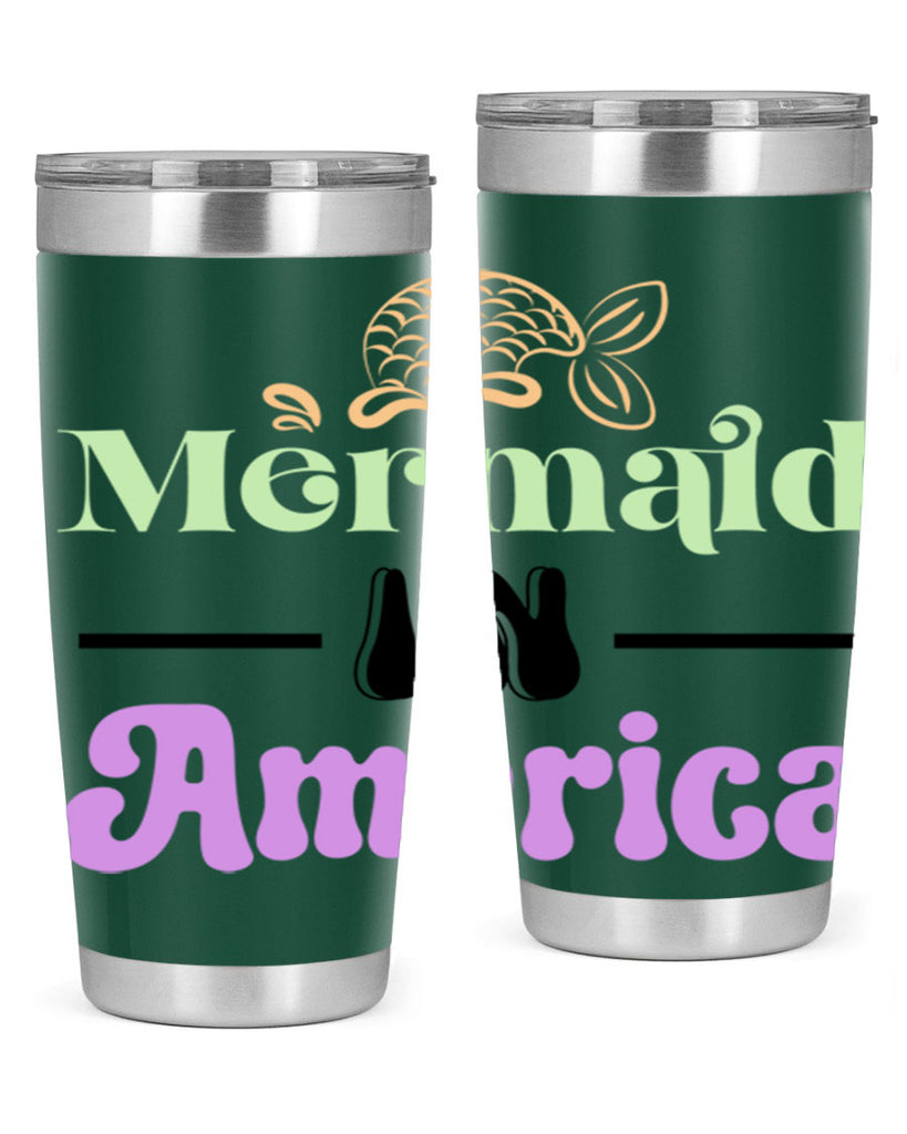 Mermaid In America 420#- mermaid- Tumbler