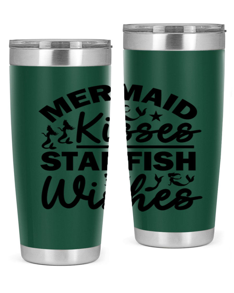 Mermaid Kisses Starfish Wishes 424#- mermaid- Tumbler