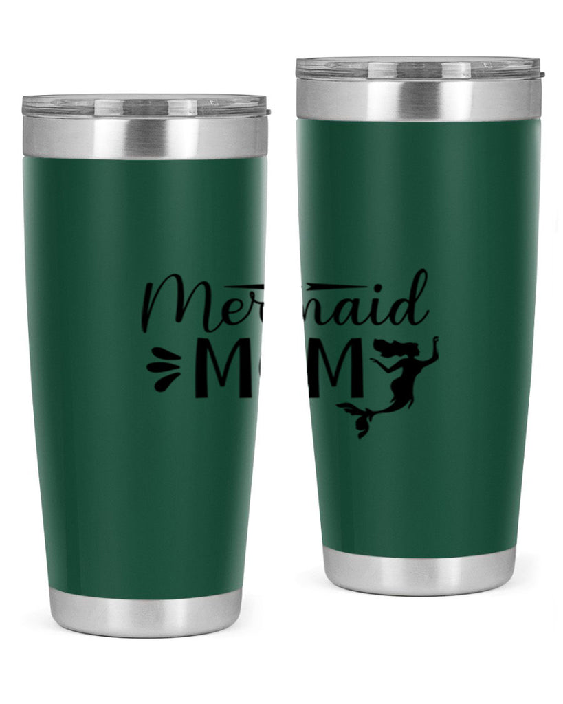 Mermaid Mom 372#- mermaid- Tumbler