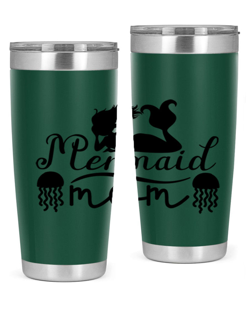 Mermaid Mom 373#- mermaid- Tumbler