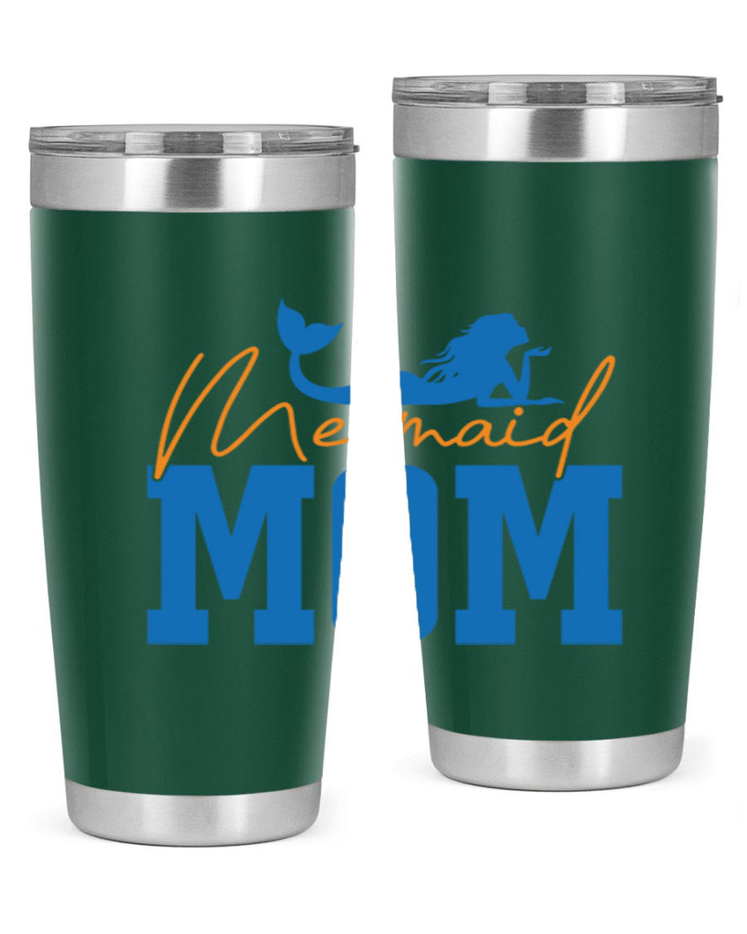 Mermaid Mom 375#- mermaid- Tumbler