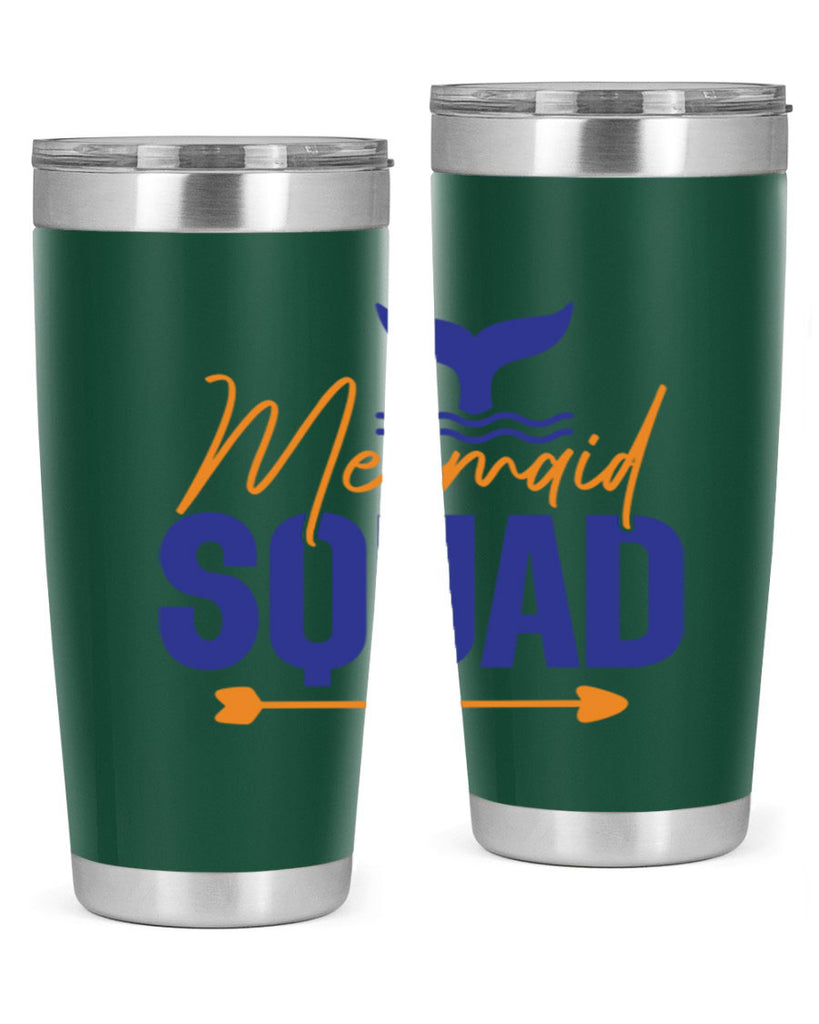 Mermaid Squad 376#- mermaid- Tumbler