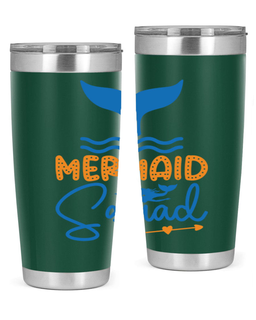 Mermaid Squad 378#- mermaid- Tumbler