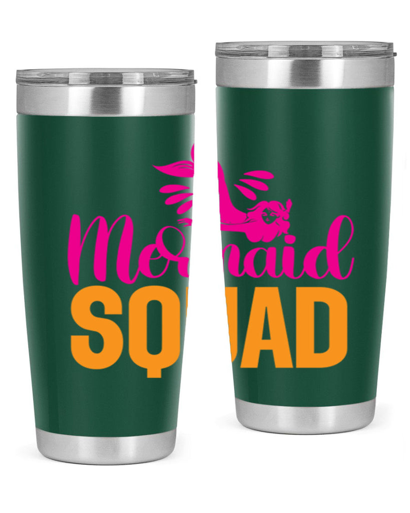 Mermaid Squad 381#- mermaid- Tumbler