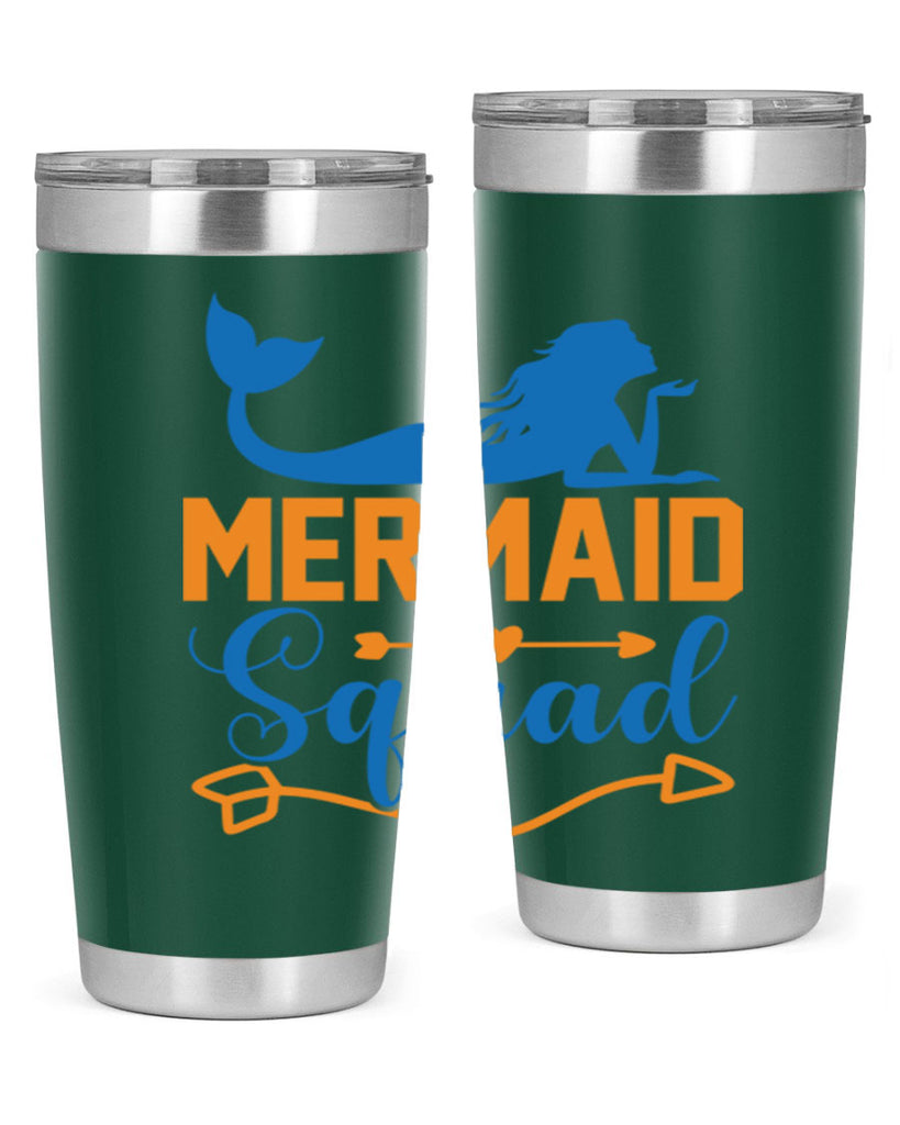 Mermaid Squad 385#- mermaid- Tumbler