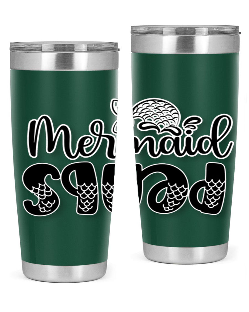 Mermaid Squad 444#- mermaid- Tumbler