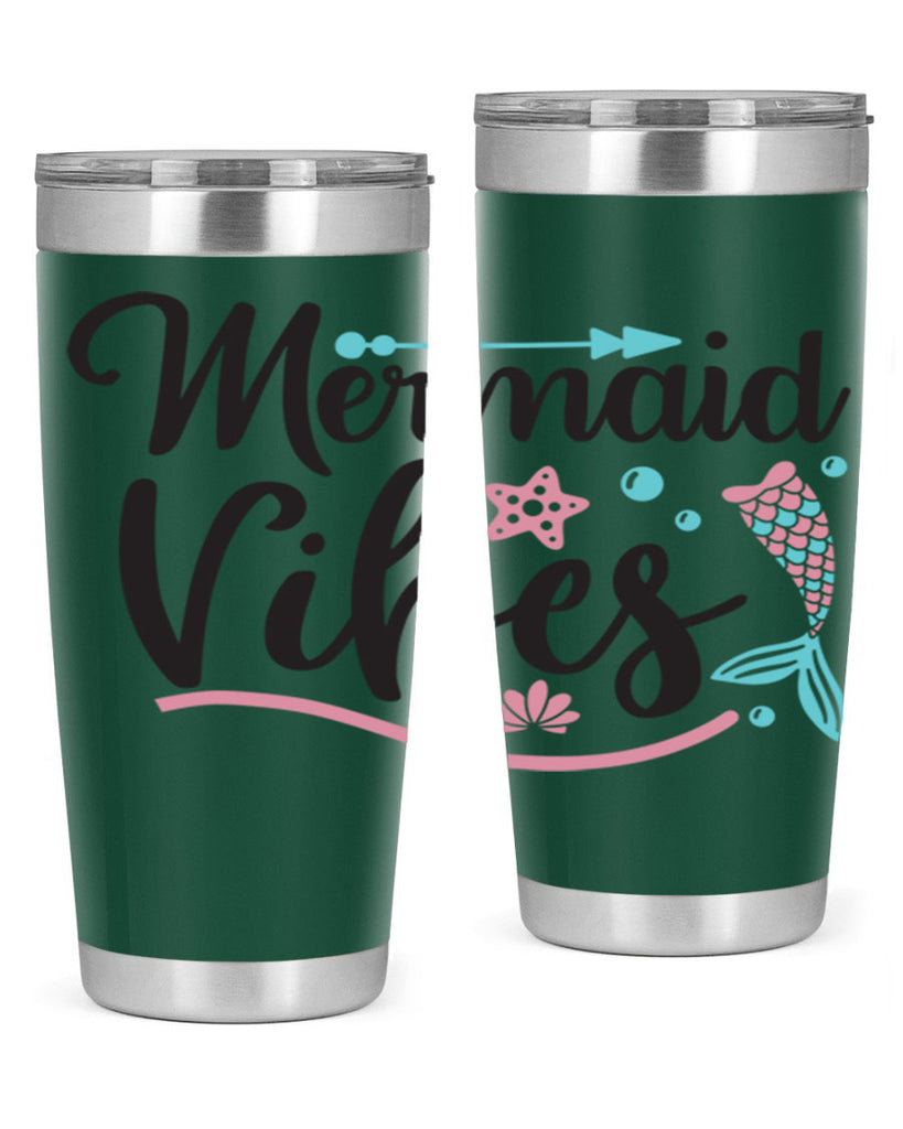 Mermaid Vibes 389#- mermaid- Tumbler