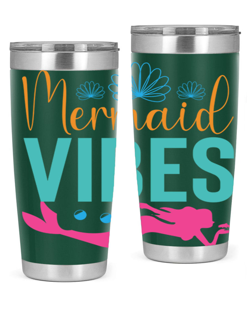 Mermaid Vibes Design 465#- mermaid- Tumbler