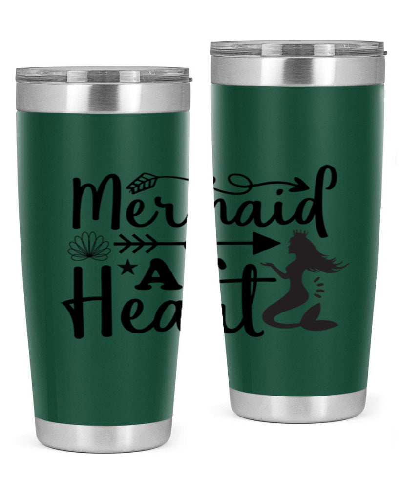 Mermaid at Heart design 397#- mermaid- Tumbler