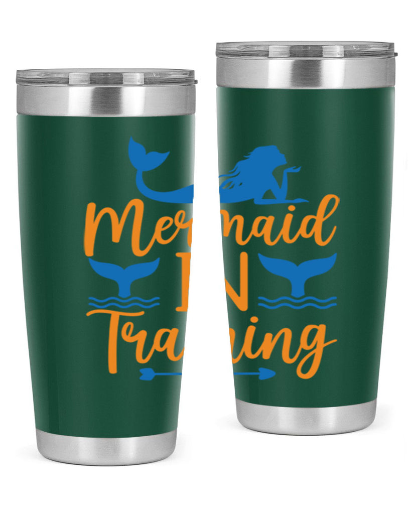 Mermaid in Training 367#- mermaid- Tumbler