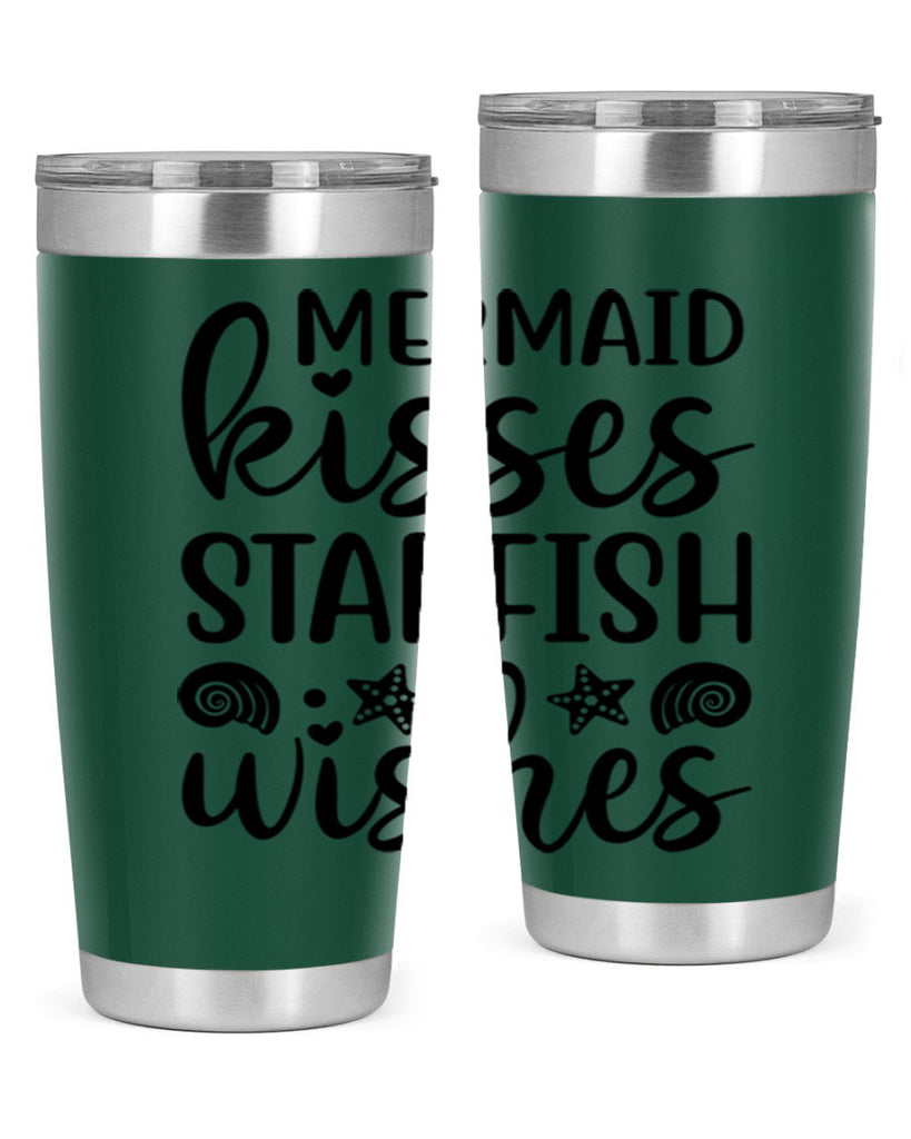 Mermaid kisses starfish wishes 426#- mermaid- Tumbler