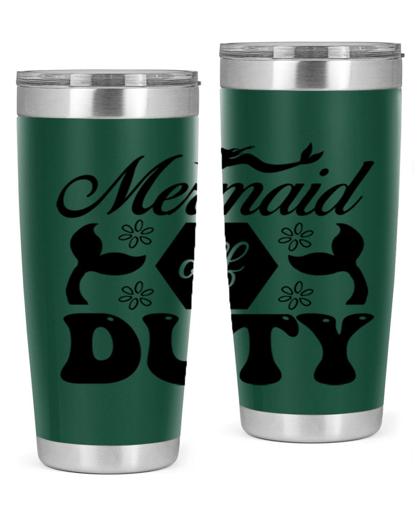 Mermaid off duty 433#- mermaid- Tumbler