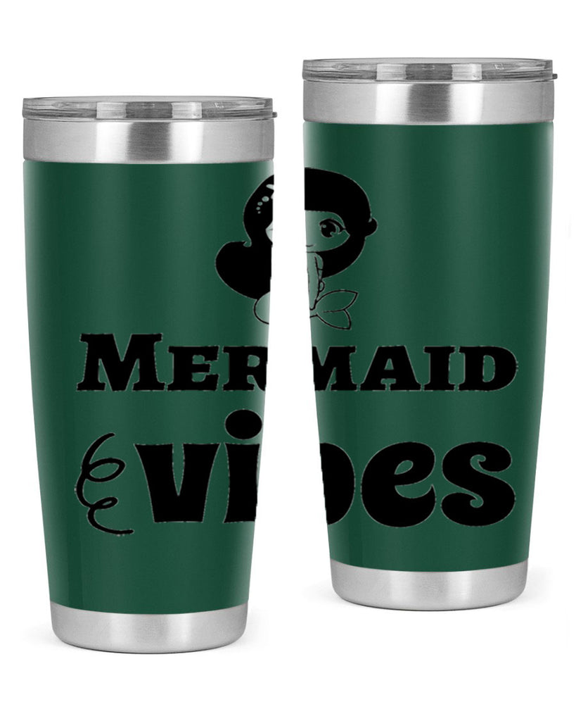 Mermaid vibes 456#- mermaid- Tumbler