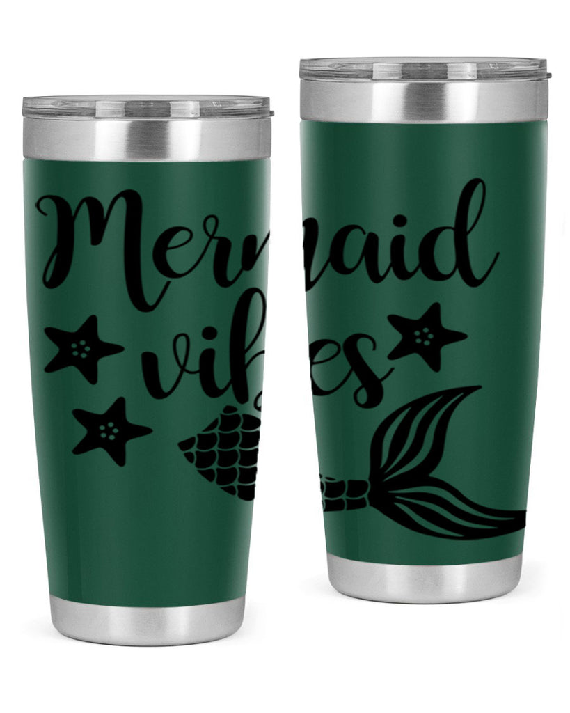 Mermaid vibes 463#- mermaid- Tumbler