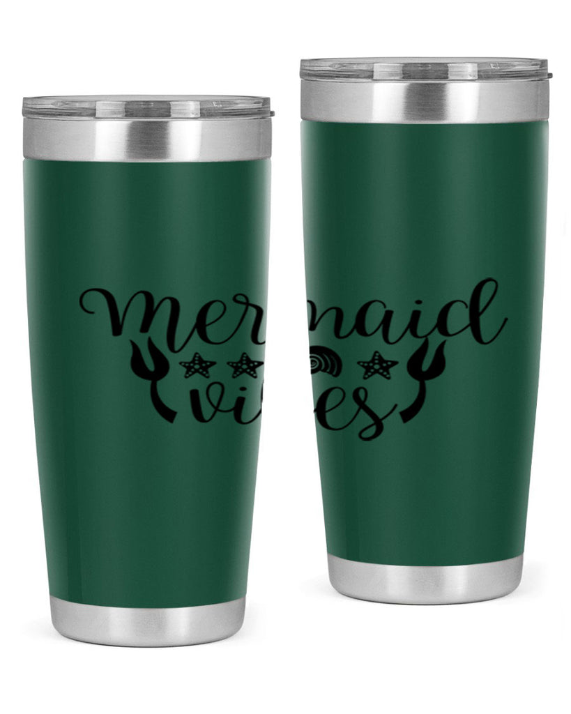 Mermaid vibes design 466#- mermaid- Tumbler