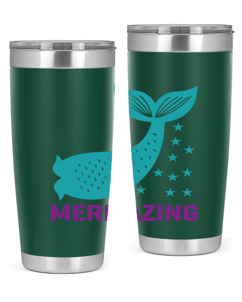 Mermazing 502#- mermaid- Tumbler