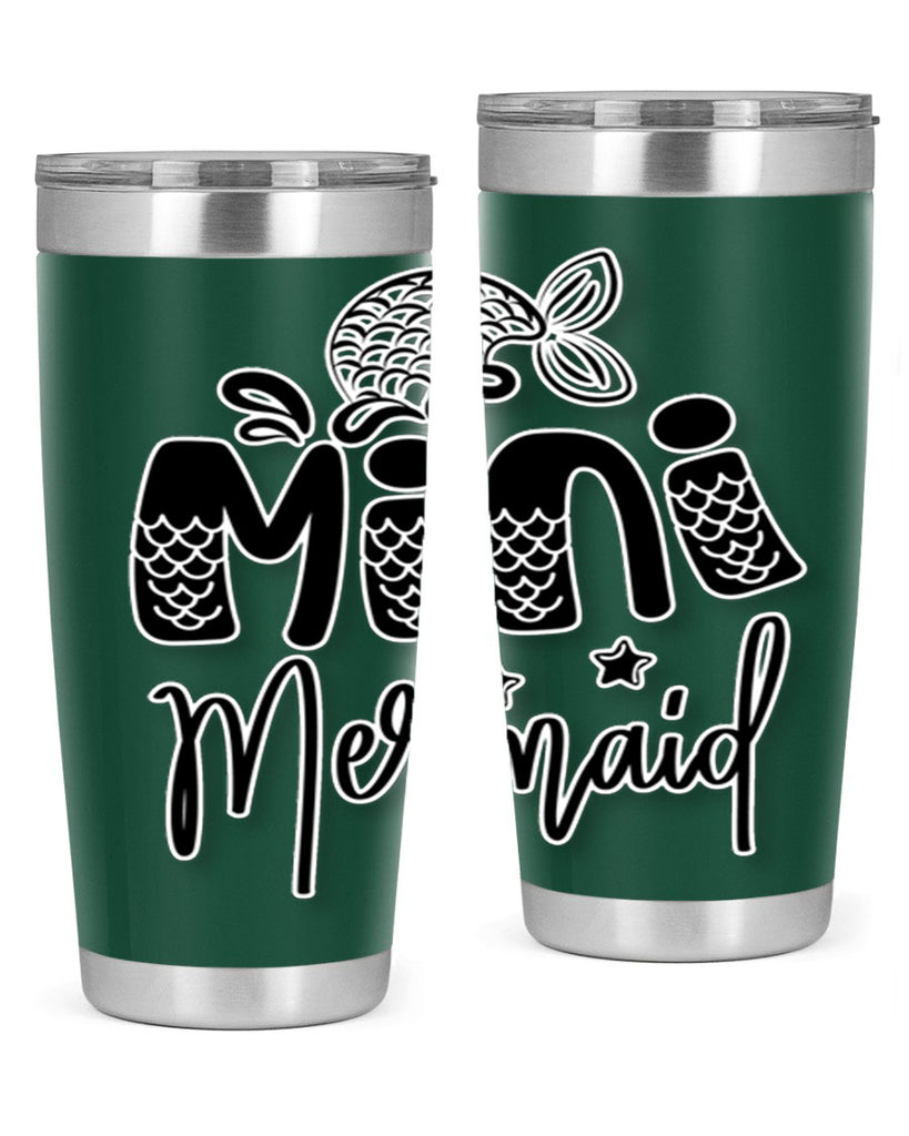 Mini Mermaid 508#- mermaid- Tumbler