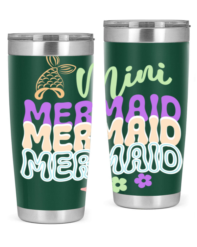 Mini Mermaid 509#- mermaid- Tumbler