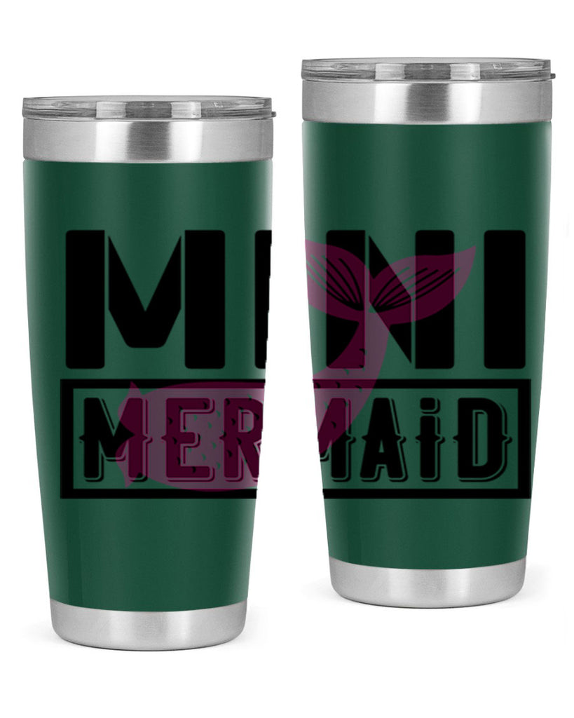Mini mermaid 504#- mermaid- Tumbler