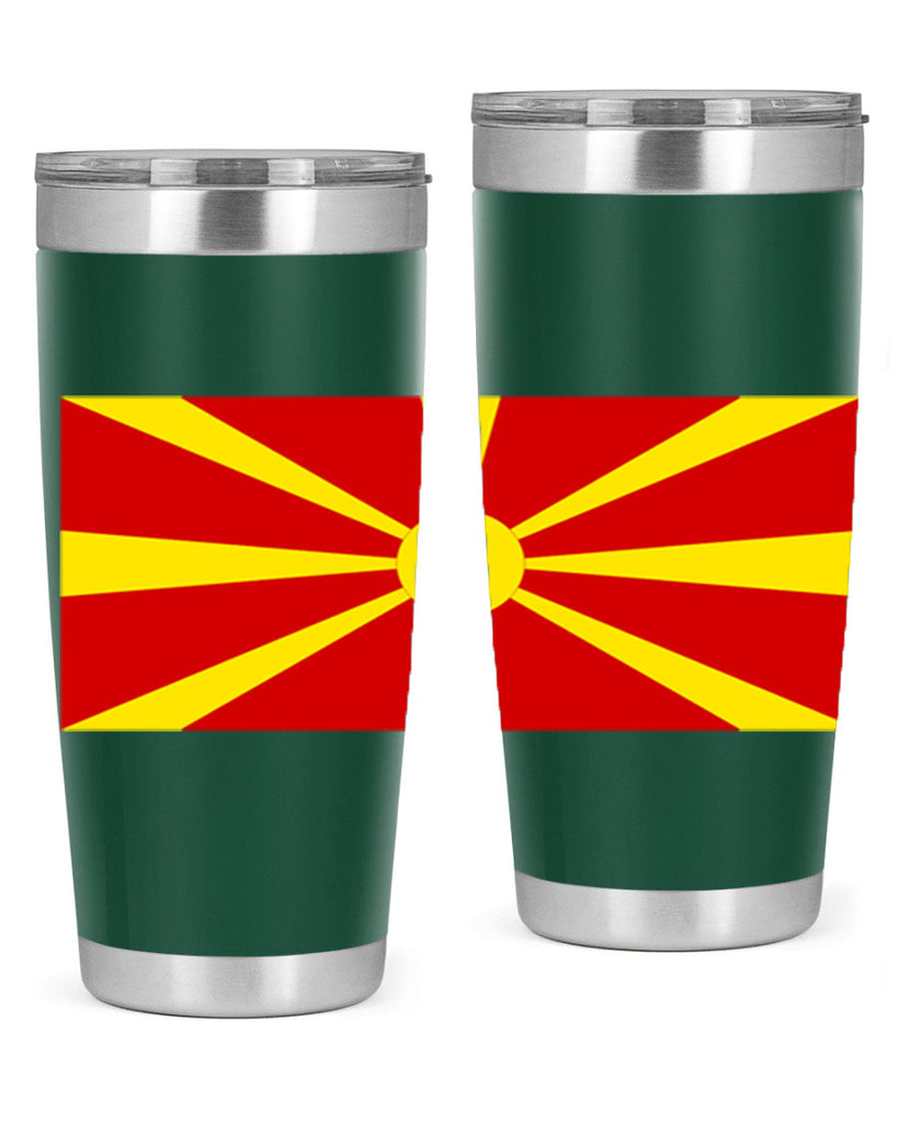 North Macedonia 69#- world flags- Tumbler