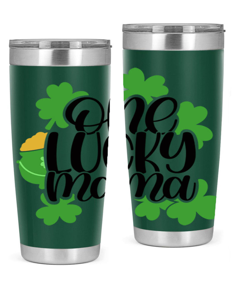 One Lucky Mama Style 42#- St Patricks Day- Tumbler