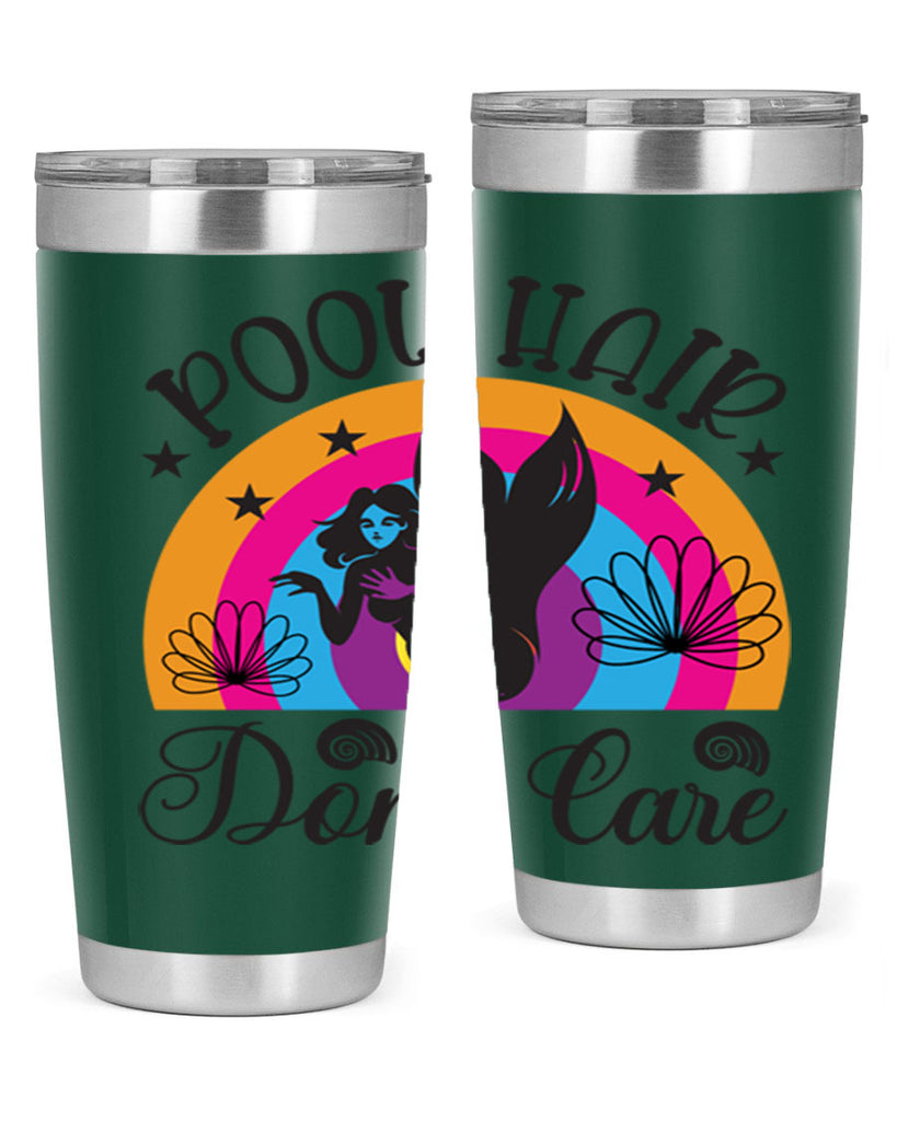 Pool hair dont care 541#- mermaid- Tumbler