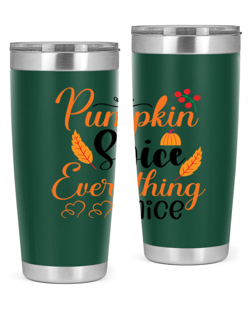 Pumpkin Spice Everything Nice 543#- fall- Tumbler