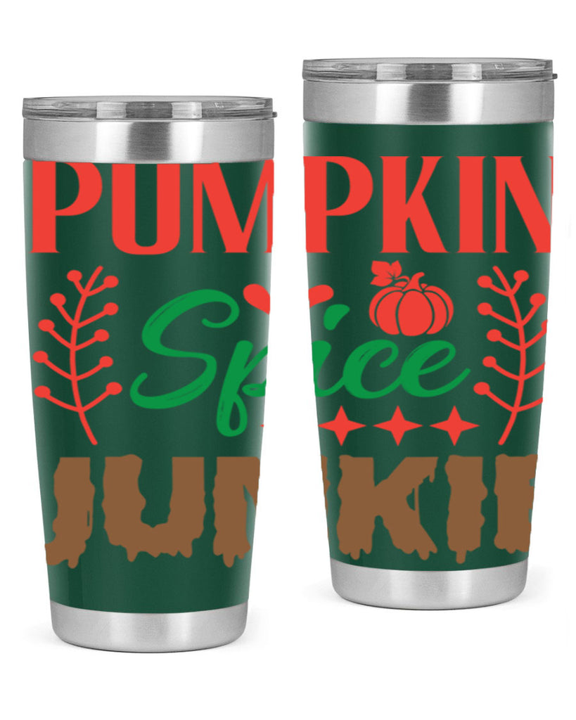 Pumpkin Spice Junkie 547#- fall- Tumbler