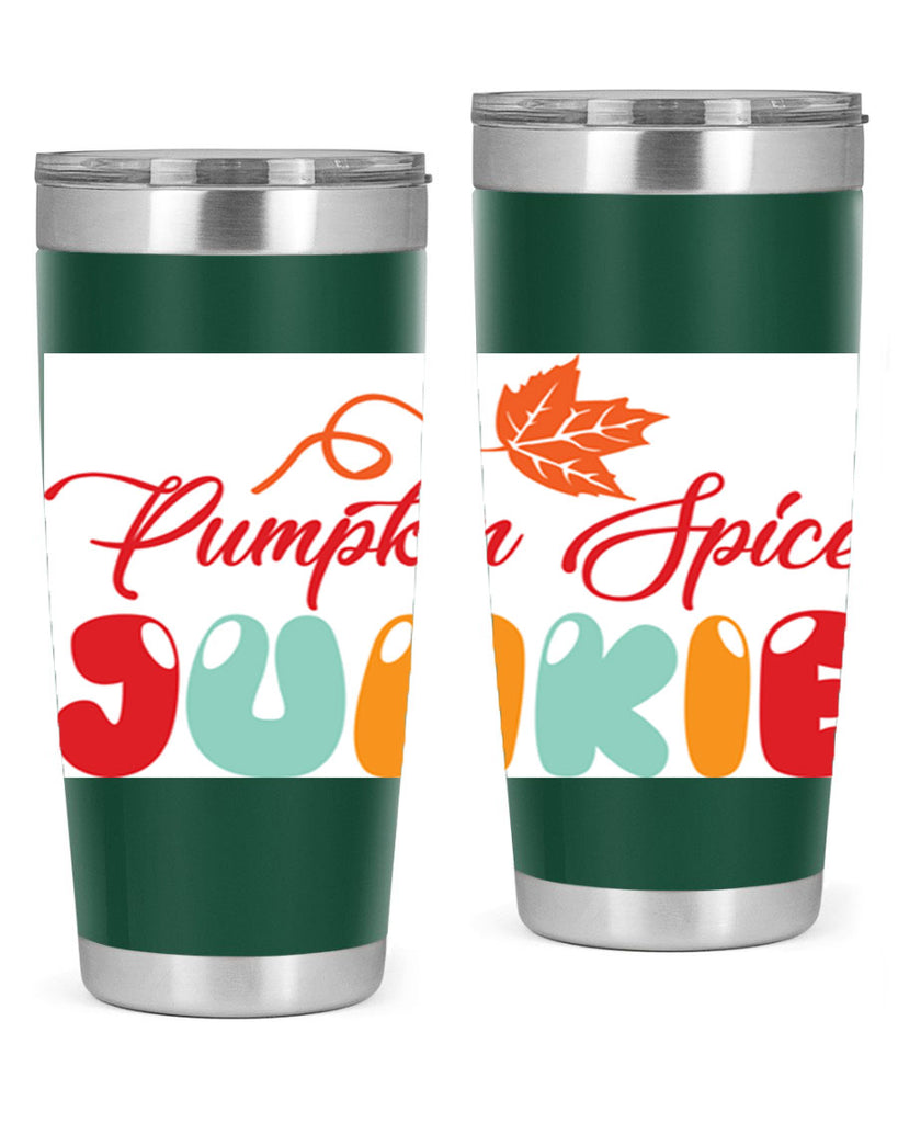 PumpkinSpiceJunkiedesign 569#- fall- Tumbler
