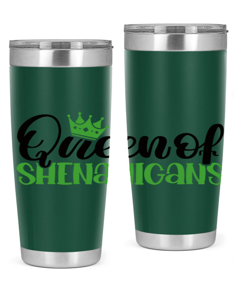 Queen Of Shenanigans Style 36#- St Patricks Day- Tumbler