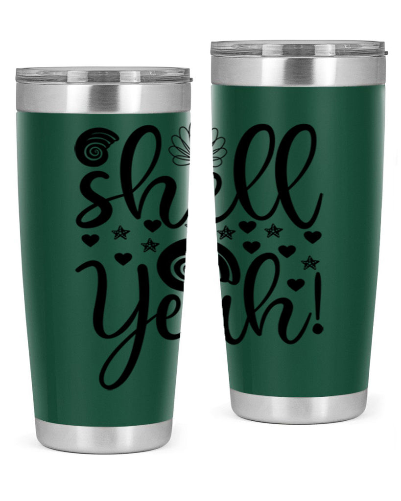 SHELL YEAH design 598#- mermaid- Tumbler