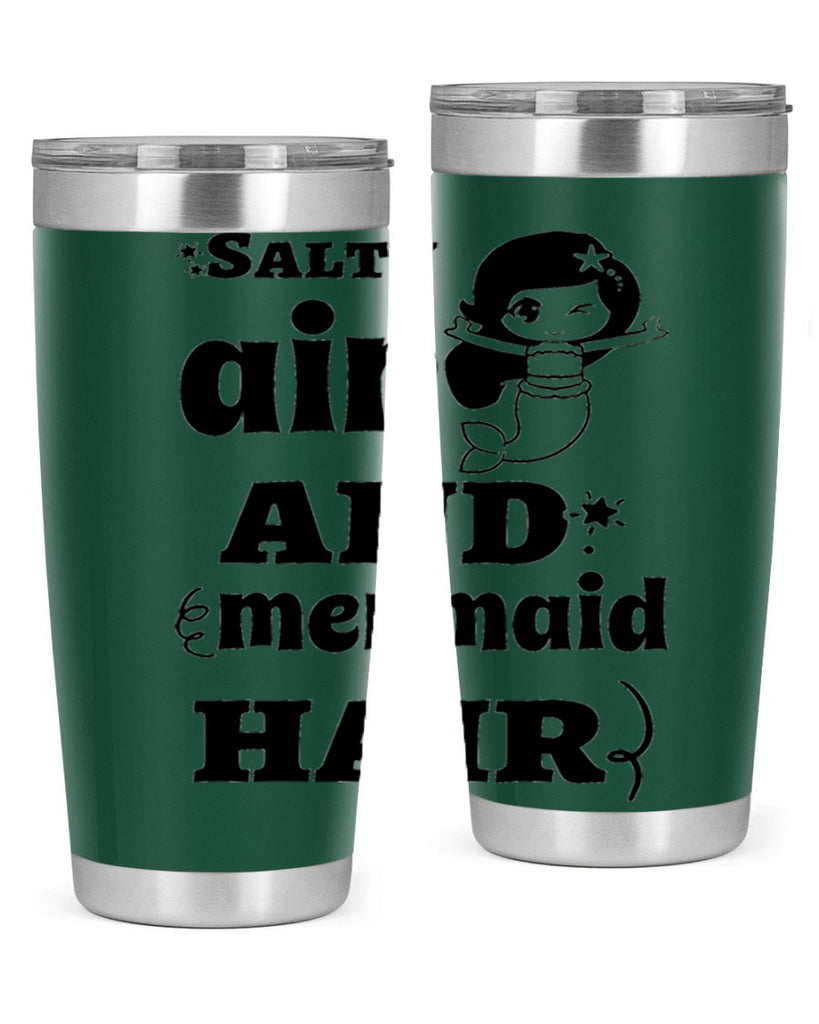 Salty air and mermaid hair 567#- mermaid- Tumbler