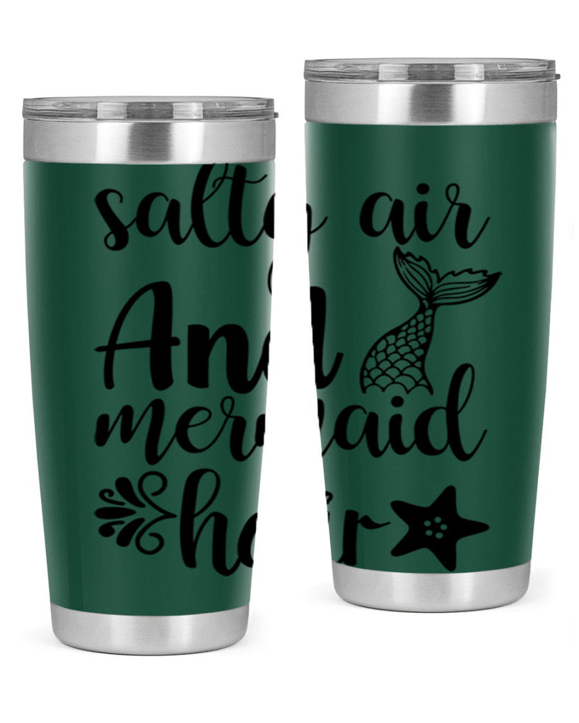 Salty air and mermaid hair 568#- mermaid- Tumbler