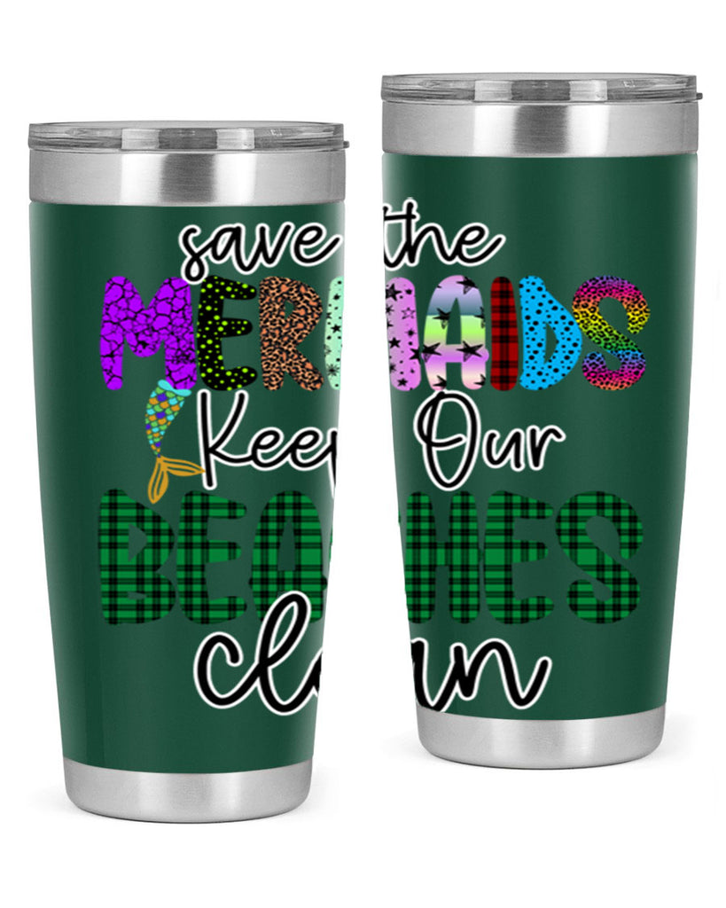 Save The Mermaids Keep Our 575#- mermaid- Tumbler